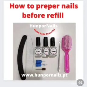 How to prepare nails before refill with gel